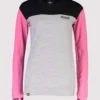 Mons Royale - Women's Yotei BF Tech LS Pink/Black
