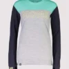 Mons Royale - Women's Yotei BF Tech LS Mint Edge