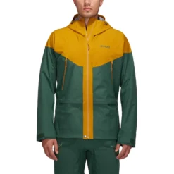 PYUA Ecorrect Gorge-Y Jacket Man Golden Brown/Pine Green