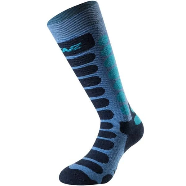 Lenz Kids Skisokker Blue/Dark Blue 1 Lenz Kids Skisokker Blue/Dark Blue